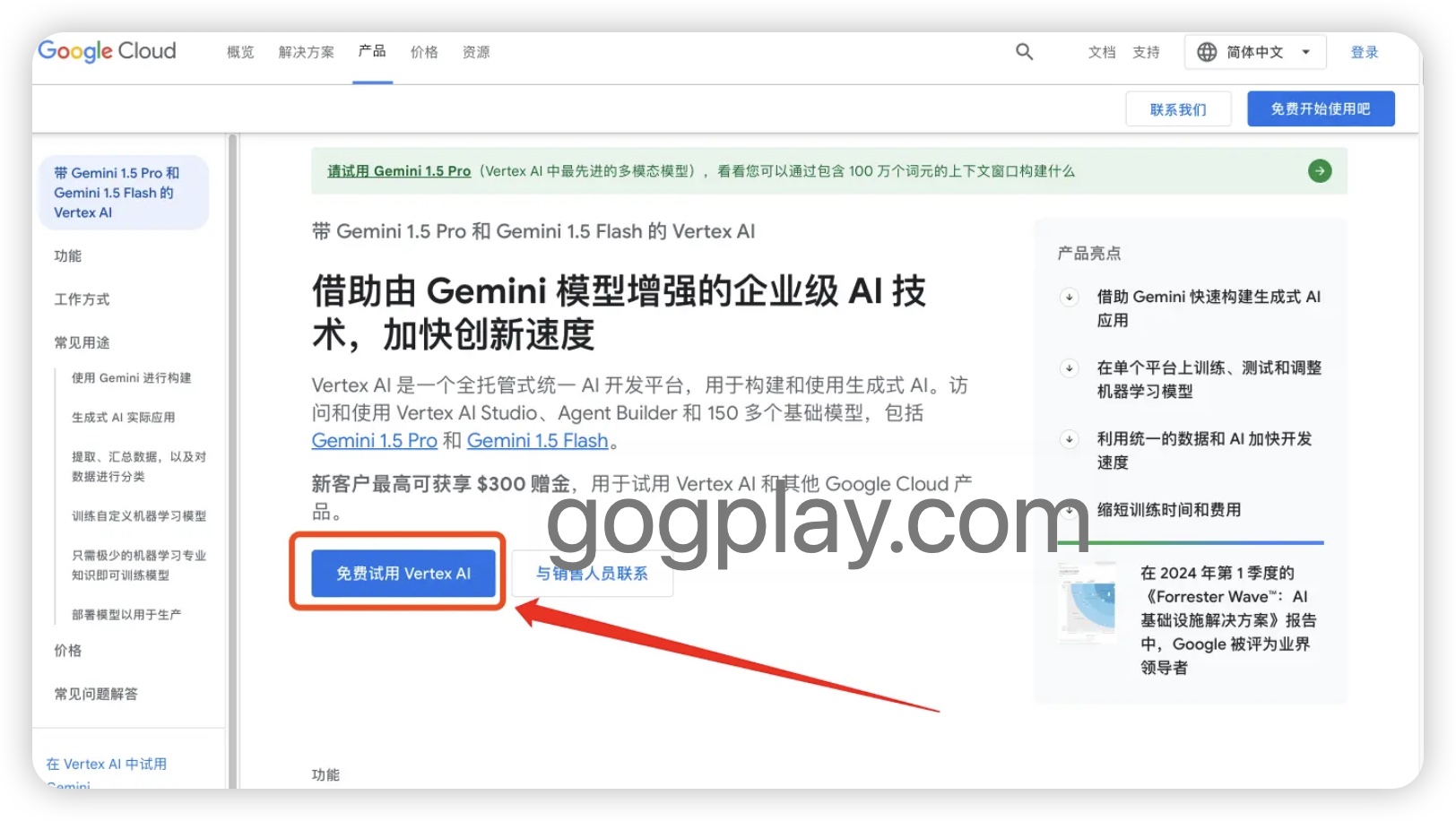 谷歌力推Gemini，現在報名即可享300$+150S美金雙重贈金